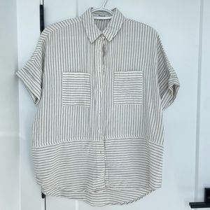 Madewell Striped Courier Shirt XXS